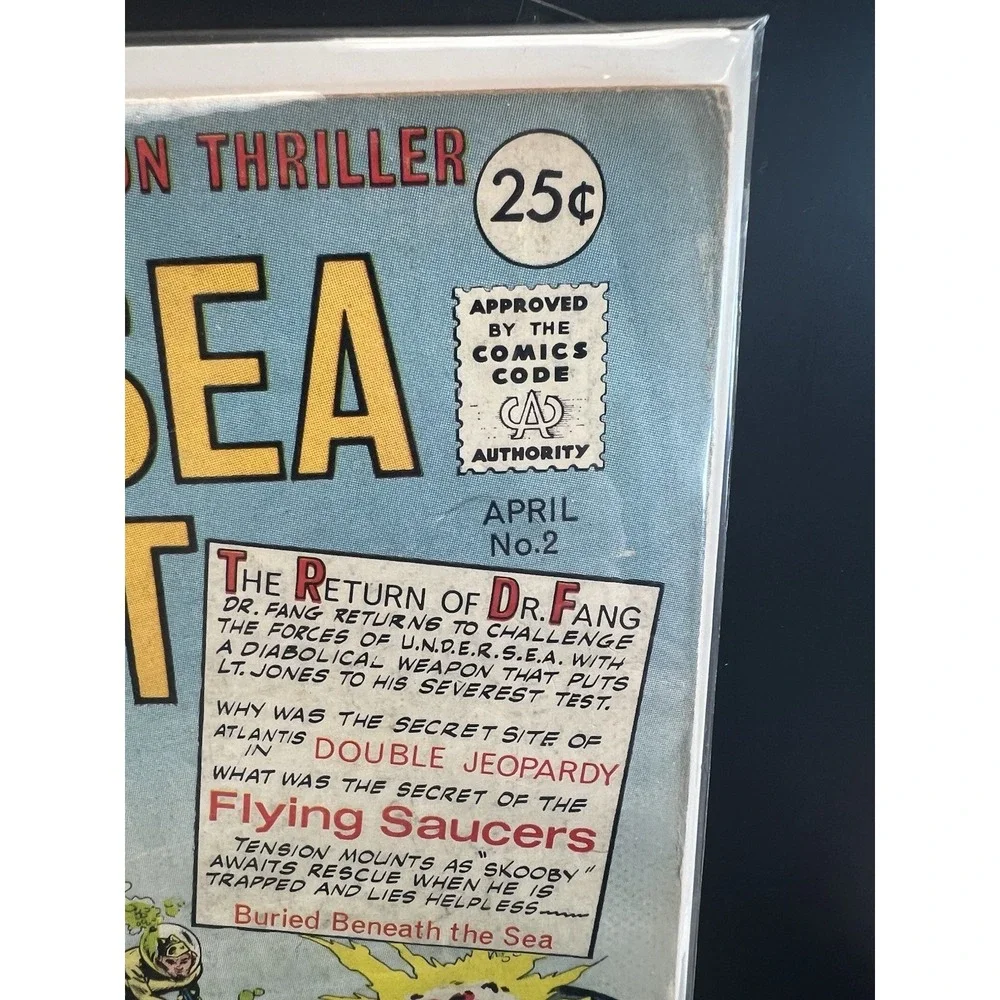 Undersea Agent #2 1966‎ Tower Comics Return of Dr. Fang